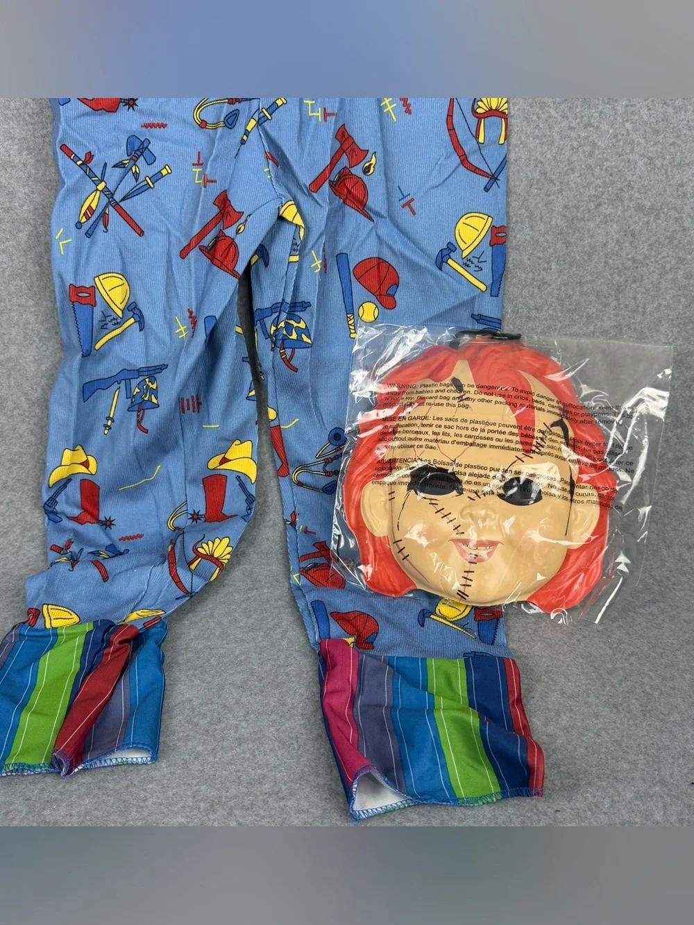 Boys XL 14-16 Chucky Classic Halloween Costume Horror Movie Doll New
